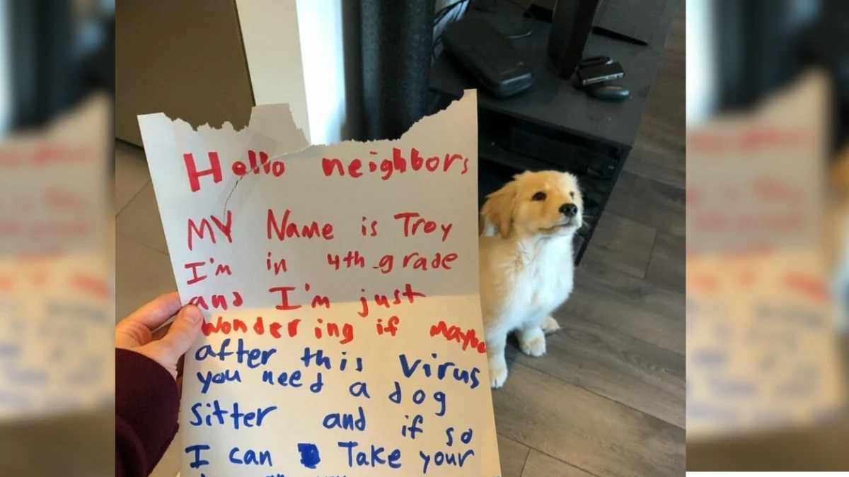 Young Boy’s Loving Note to Pup Brings Joy to All