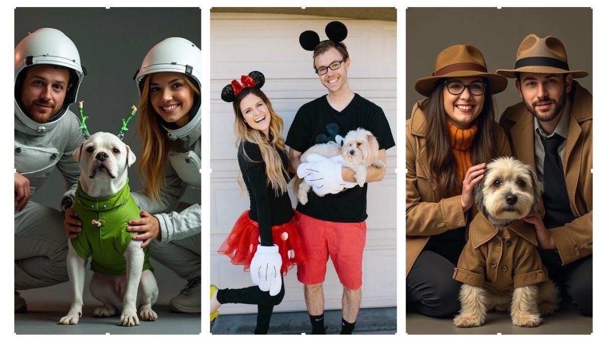Couple and dog costume ideas