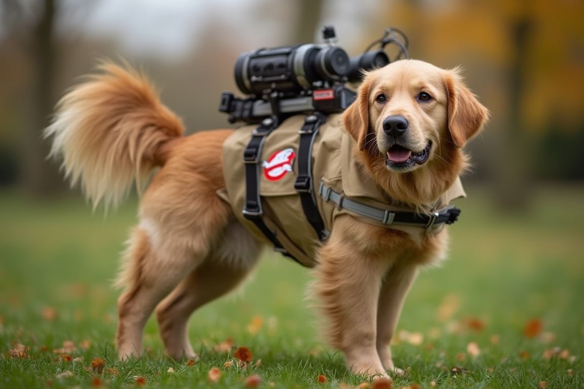 Ghostbuster Pup – A Fun and Adventurous Halloween Costume