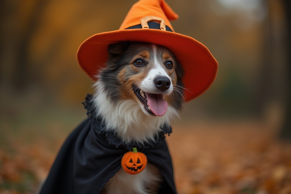 Pumpkin Witch Pup – Charming and Spellbinding Halloween Costume