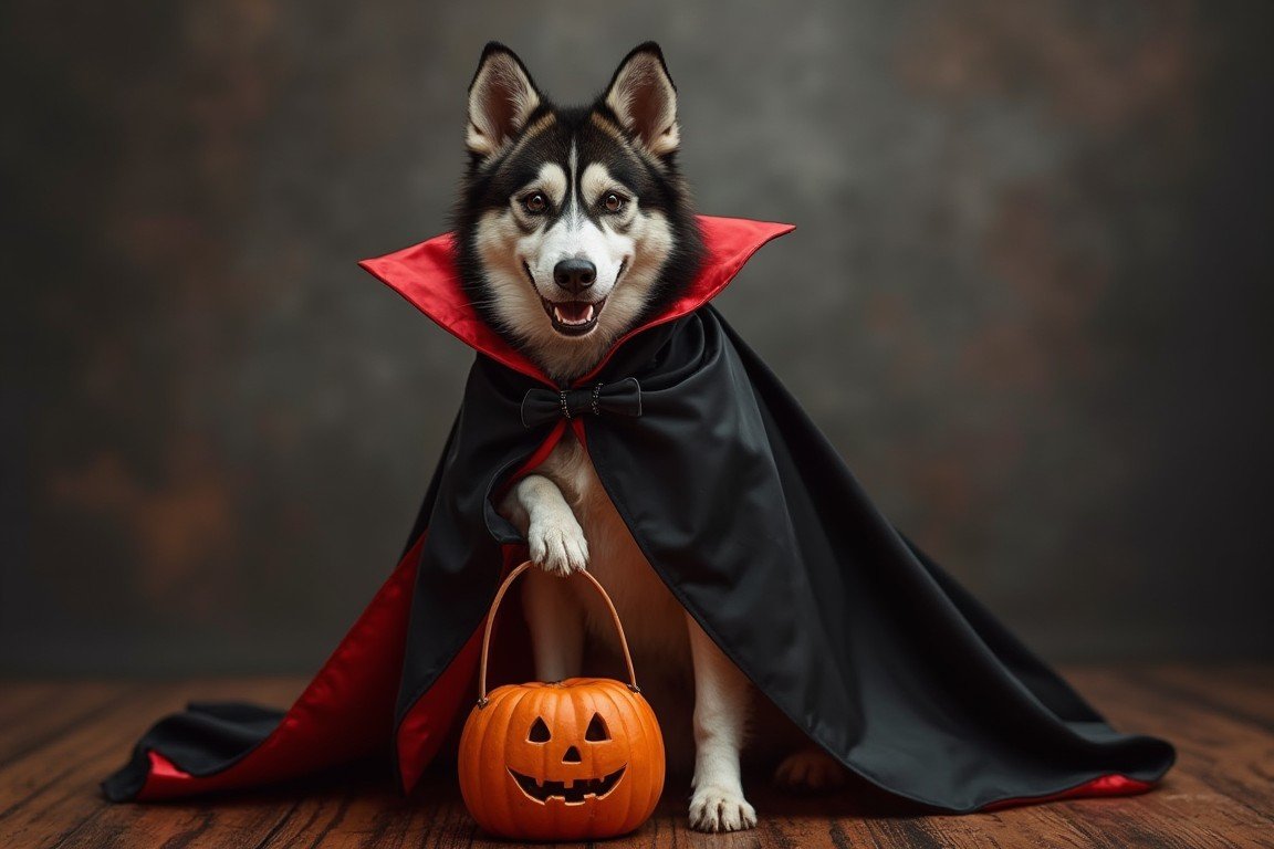 Vampire Pup – A Spooky and Sophisticated Halloween Costume