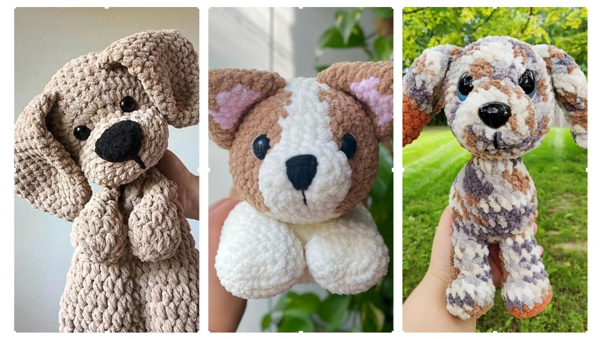 15 Charming Crochet Dog Patterns Ideas