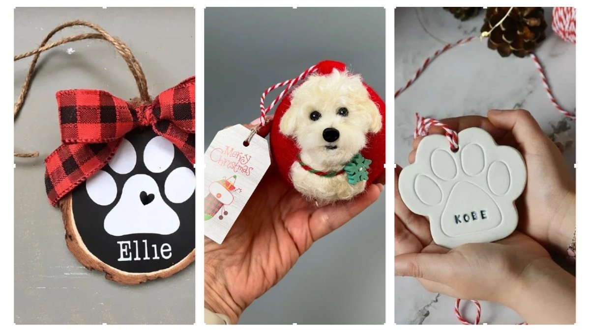 15 Heartfelt Dog Christmas Ornaments Ideas to 1