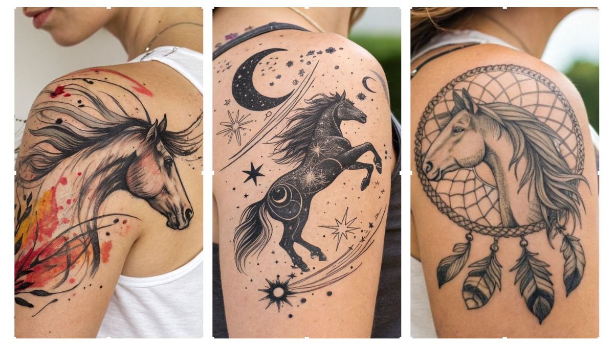15 Horse Sleeve Tattoo Ideas for Women