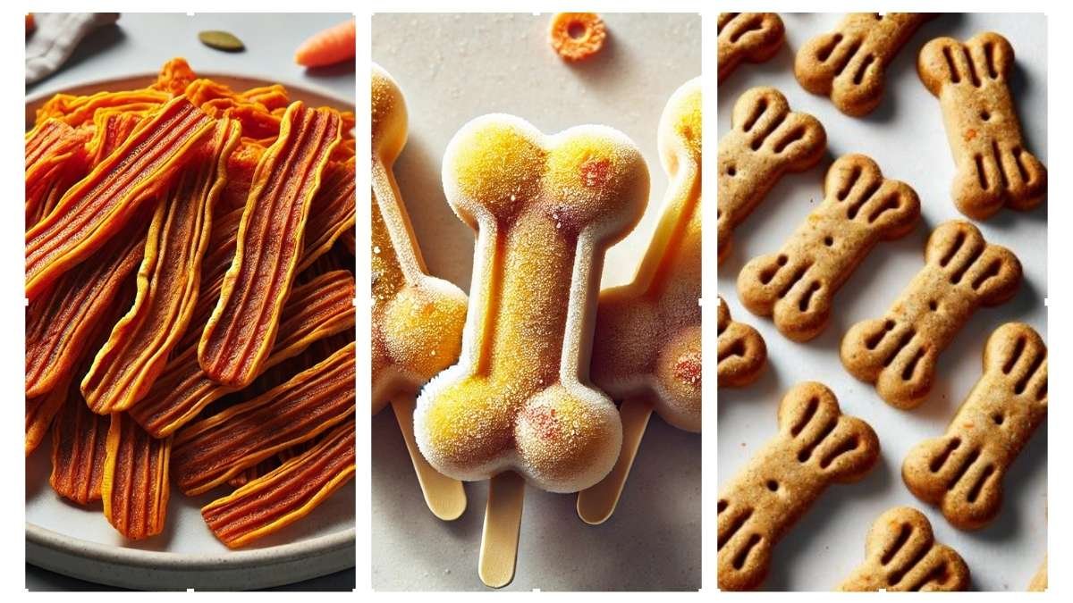 3 Easy Pumpkin and Carrot Dog Treats Recipes