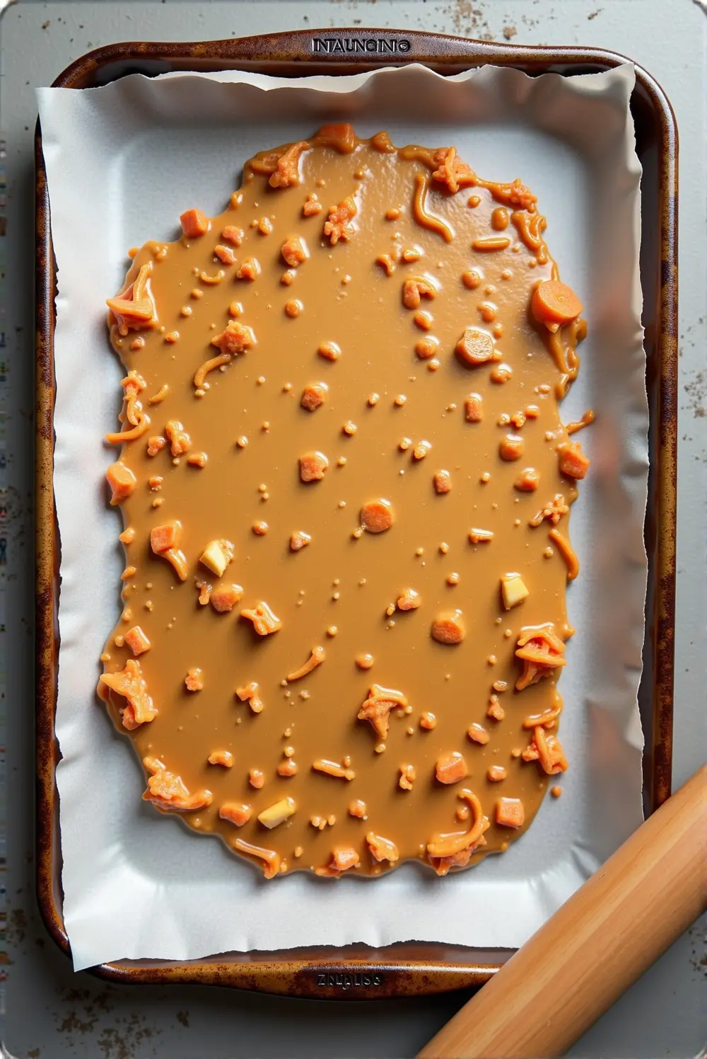 Apple & Carrot Chewy Dog Treats – A Soft and Healthy Snack for Picky Eaters process