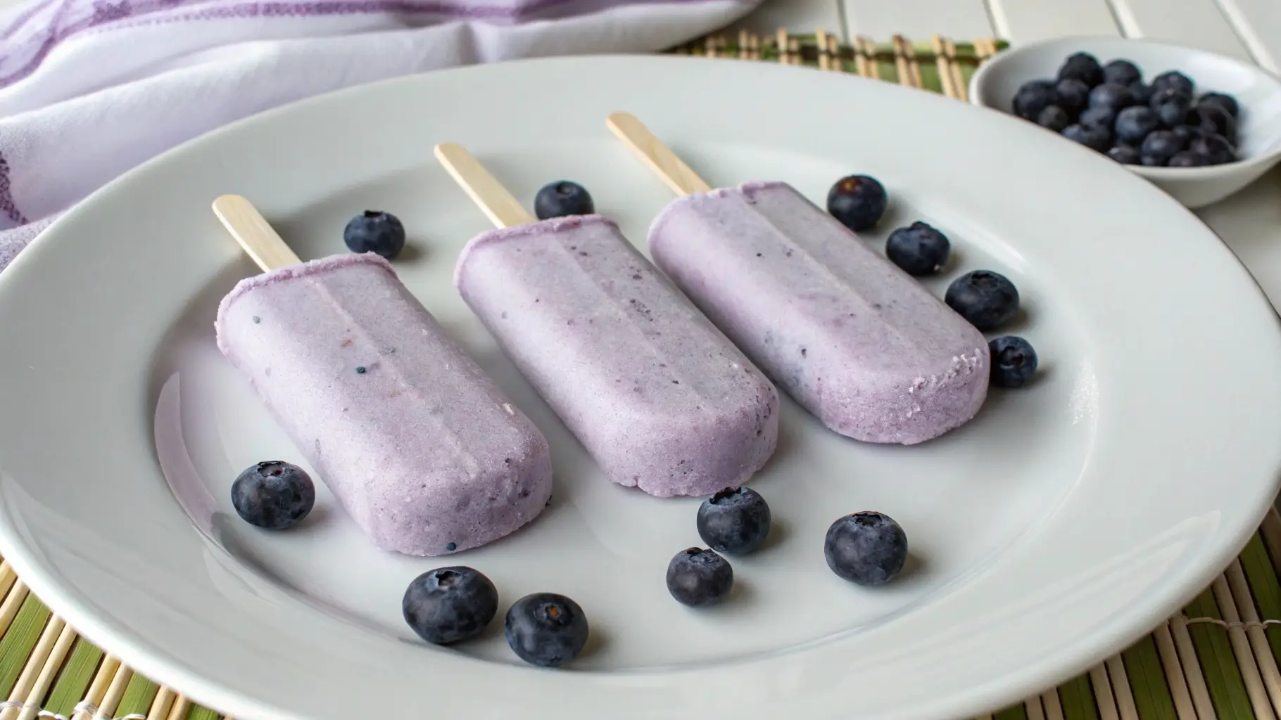 Homemade Blueberry & Yogurt Frozen Dog Treats – A Low-Sodium, Heart-Healthy Delight!