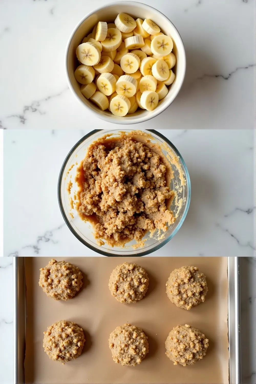 Homemade Soft Banana and Oat Dog Treats process 