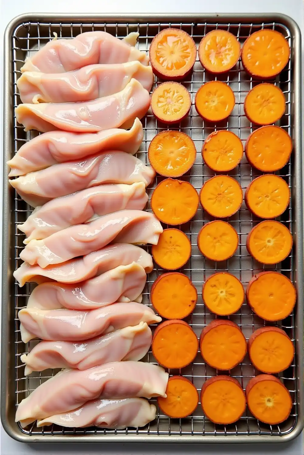 Savory Sweet Potato & Chicken Jerky Dog Treats – A Protein-Packed Snack for Picky Eaters process