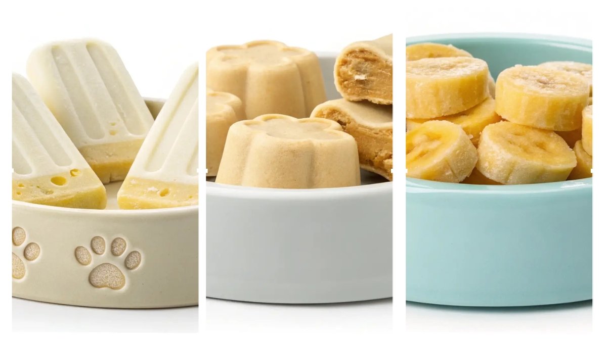 4 Frozen Banana Dog Treats for Summer 1 4 Frozen Banana Dog Treats for Summer