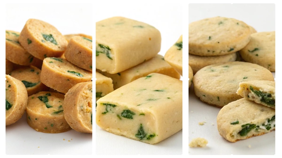 4 Spinach and Cheese Dog Treats for Picky Eaters