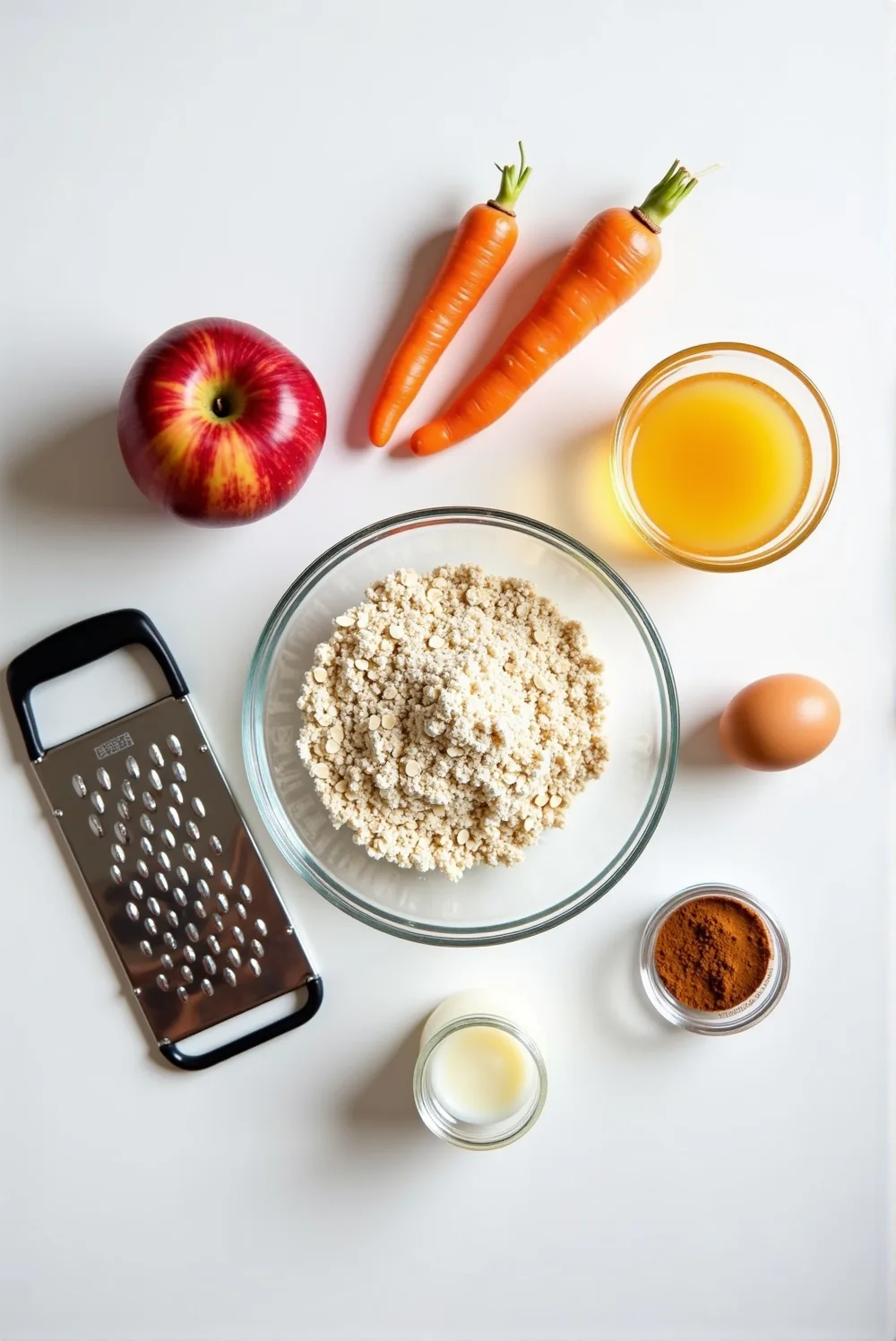 Apple & Carrot High-Fiber Dog Treats for Digestive Health ingredients