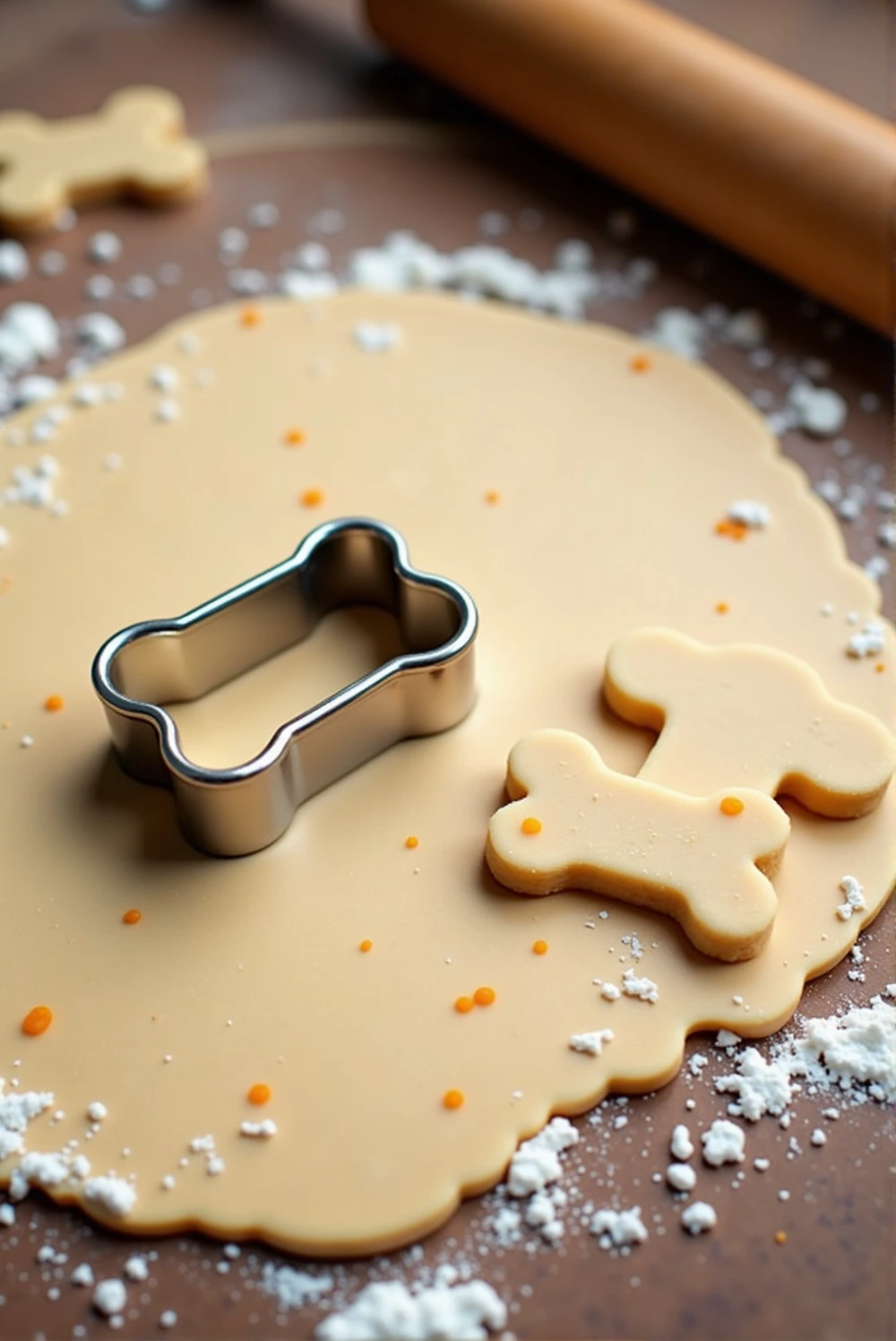 Apple & Carrot High-Fiber Dog Treats for Digestive Health process