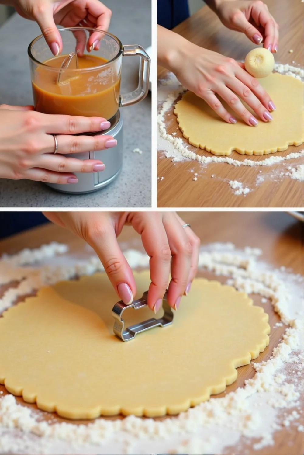 Apple & Oatmeal Doggy Biscuits – A Crunchy, Zero-Waste Treat Your Pup Will Love! process
