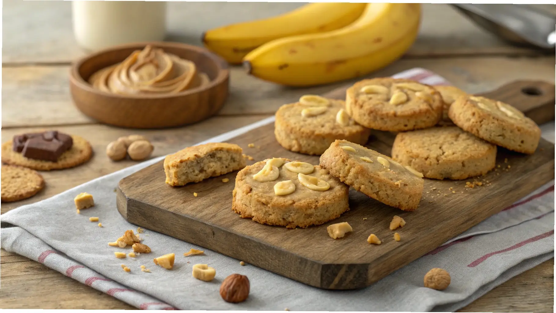 Banana and Peanut Butter Dog Biscuits – A Perfect Pairing for Pooches