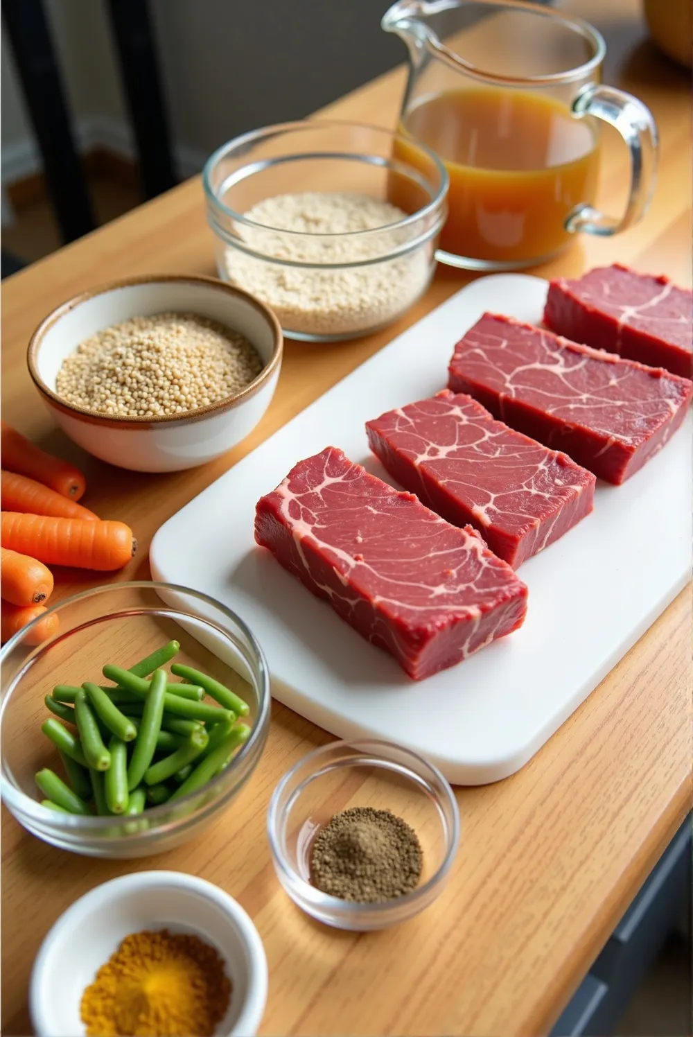 5 Dog-Friendly Soup Recipes for Winter 13 Comforting Beef & Barley Soup for Dogs – A Hearty and Energy-Boosting Meal ingredients