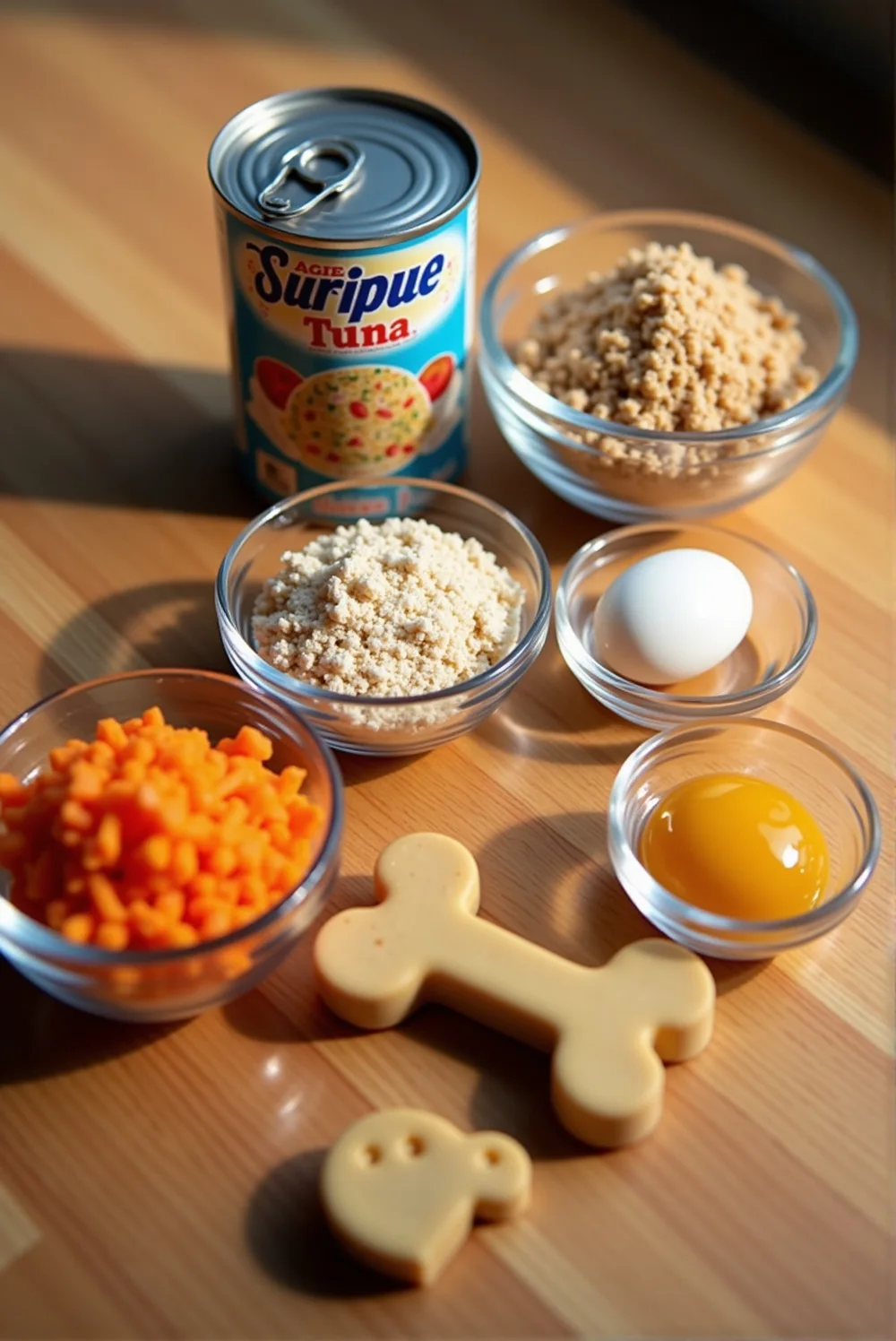 5 Homemade Dog Food Recipes Using Canned Tuna 13 Crunchy Tuna & Carrot Dog Biscuits – A Healthy, Long-Lasting Treat for Your Pup ingredients