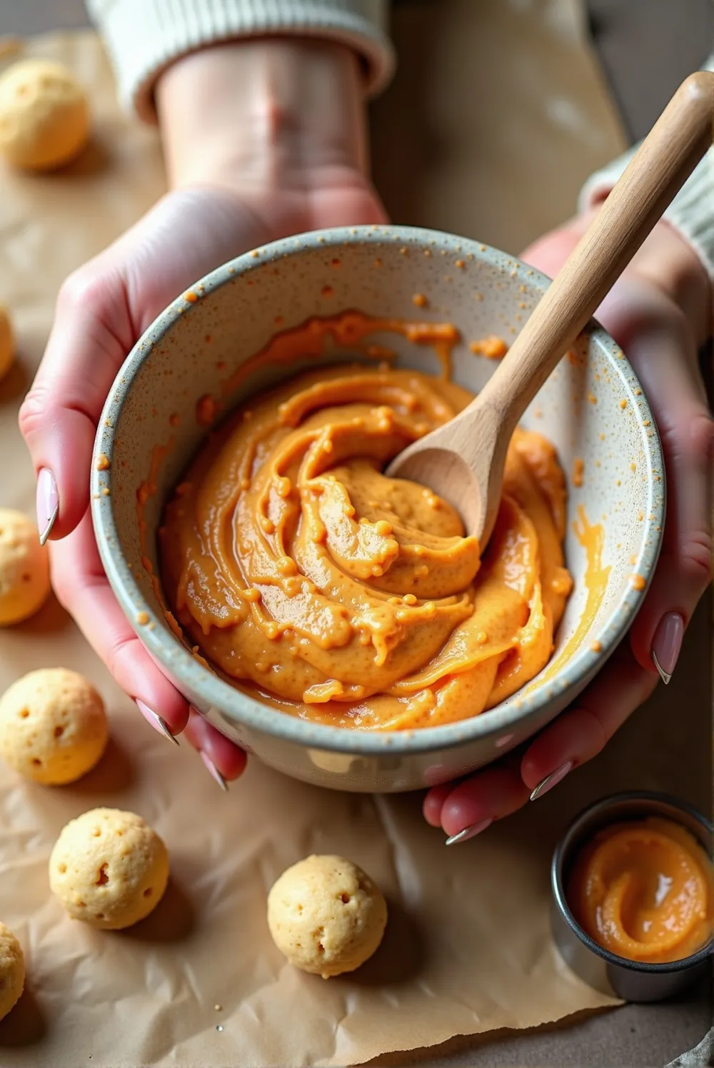Golden Detox Pumpkin Bites – A Gut-Healthy, Liver-Supporting Super Treat for Dogs process