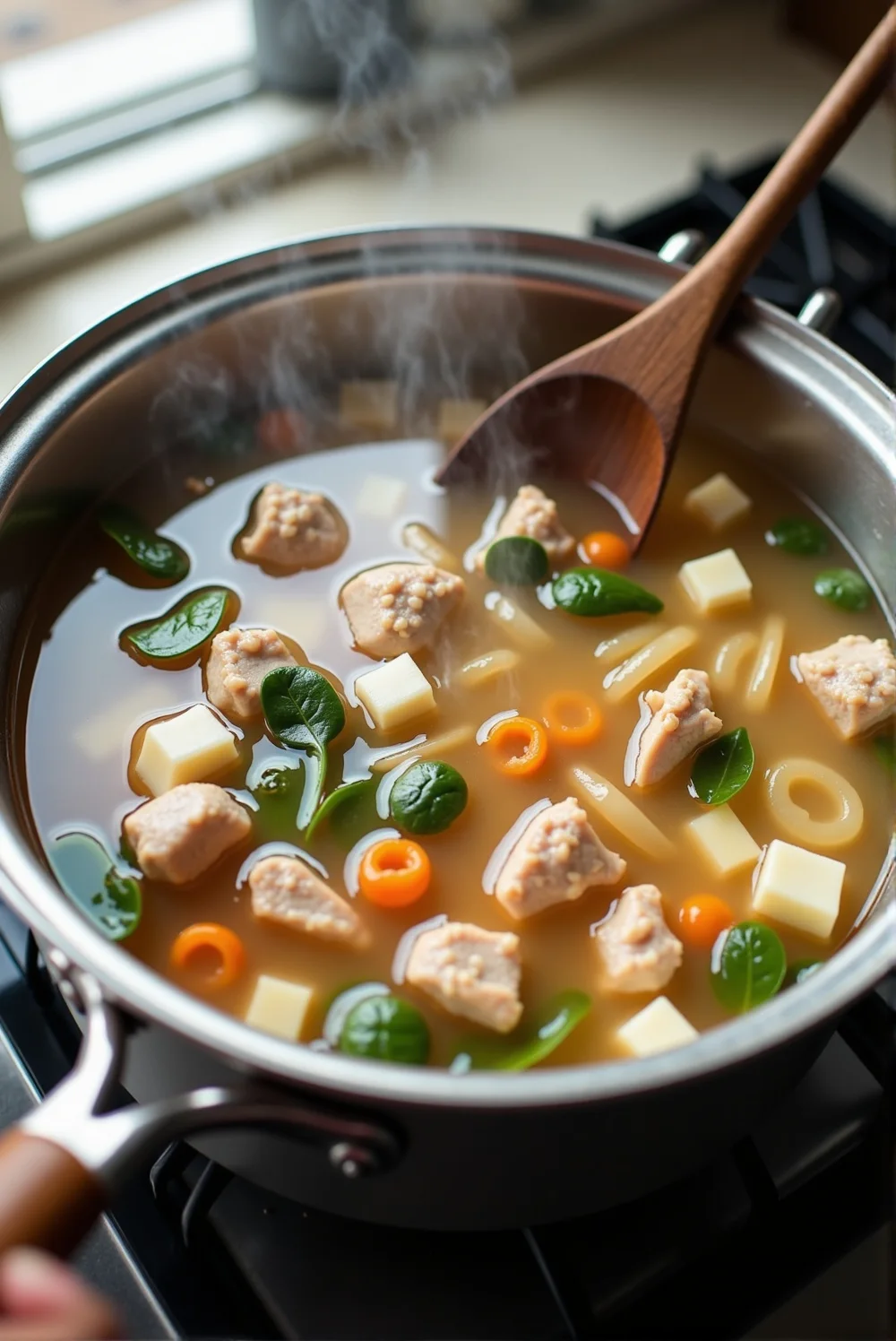 5 Dog-Friendly Soup Recipes for Winter 17 Gut-Healing Chicken & Rice Soup for Dogs – A Soothing Meal for Sensitive Stomachs process