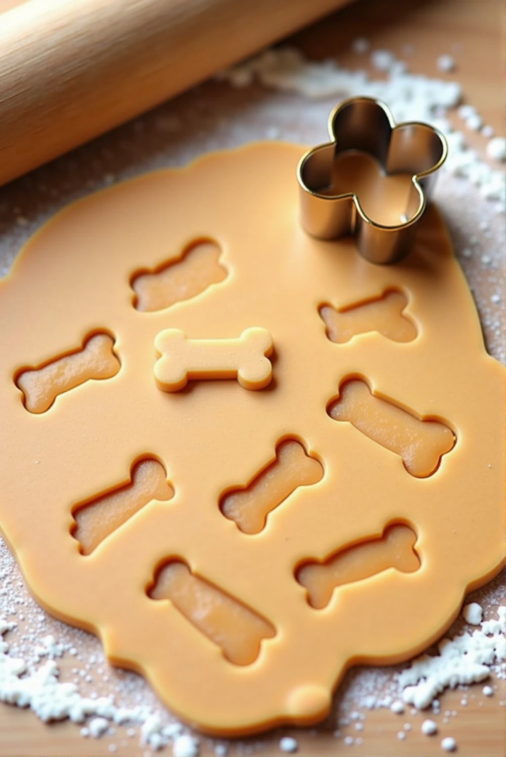 Homemade Pumpkin Dog Biscuits – A Nutritious, Zero-Waste Treat Your Pup Will Love! process