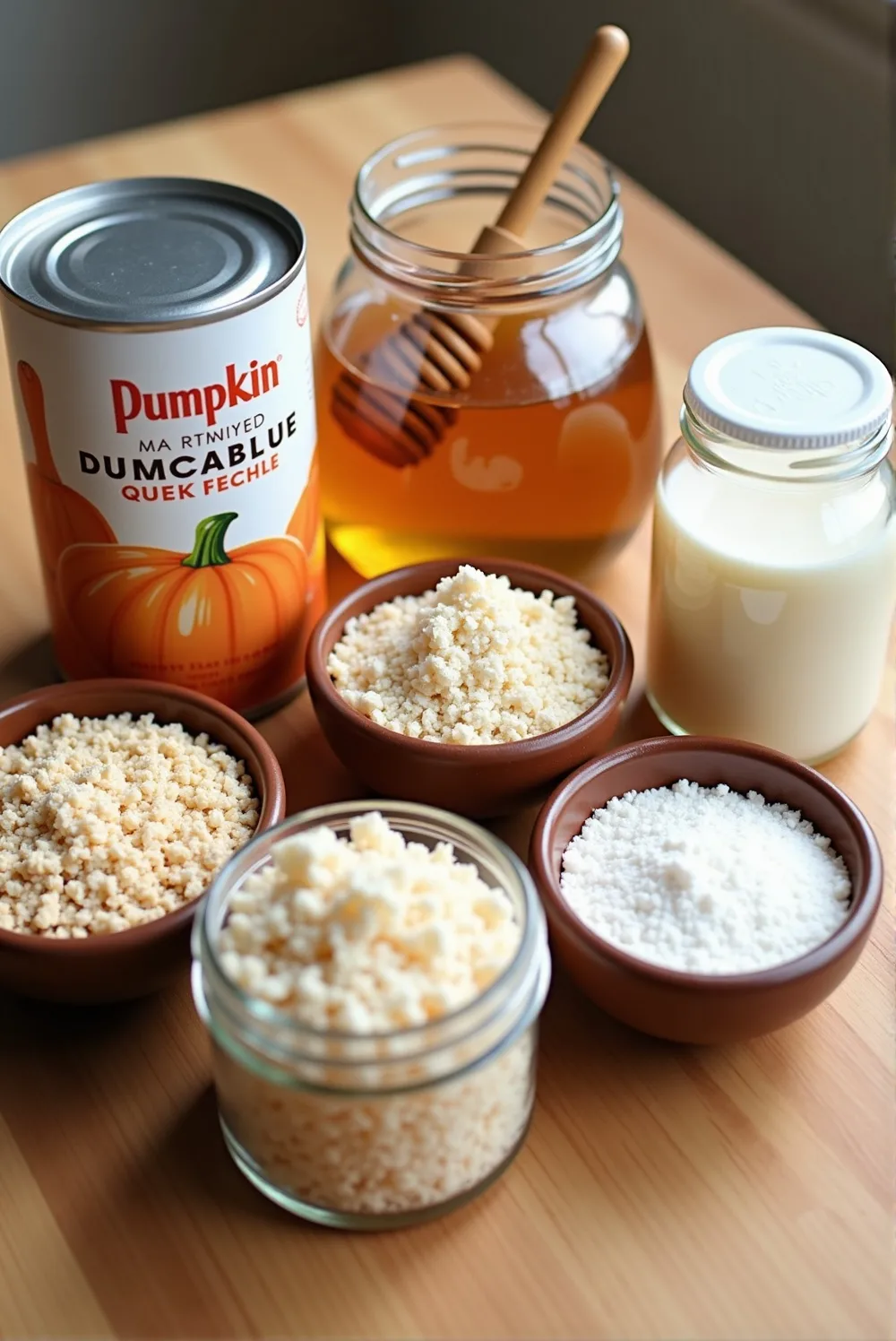 No-Bake Pumpkin & Coconut Dog Treats – A Tummy-Friendly Delight for Your Pup ingredients