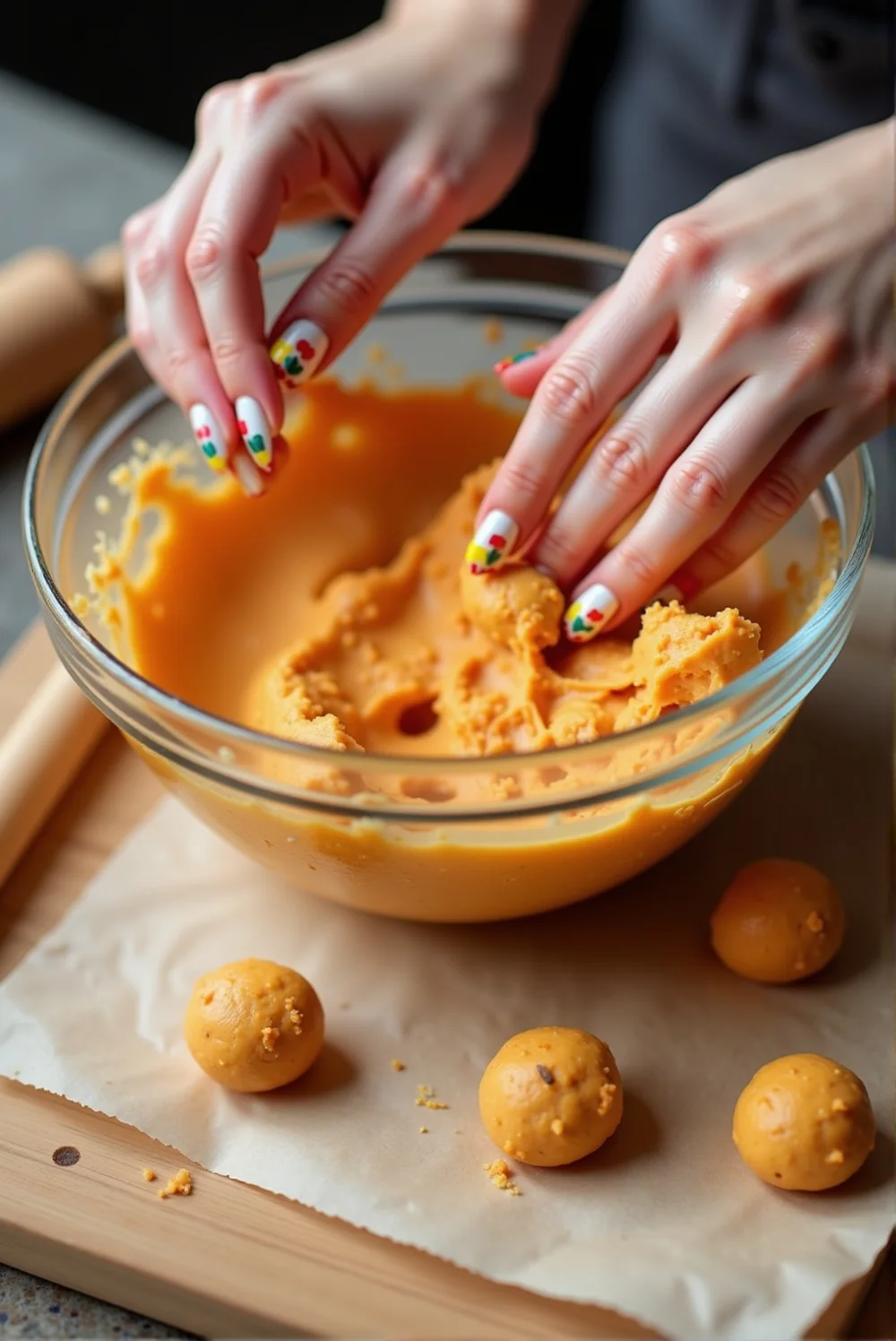 No-Bake Pumpkin & Coconut Dog Treats – A Tummy-Friendly Delight for Your Pup process