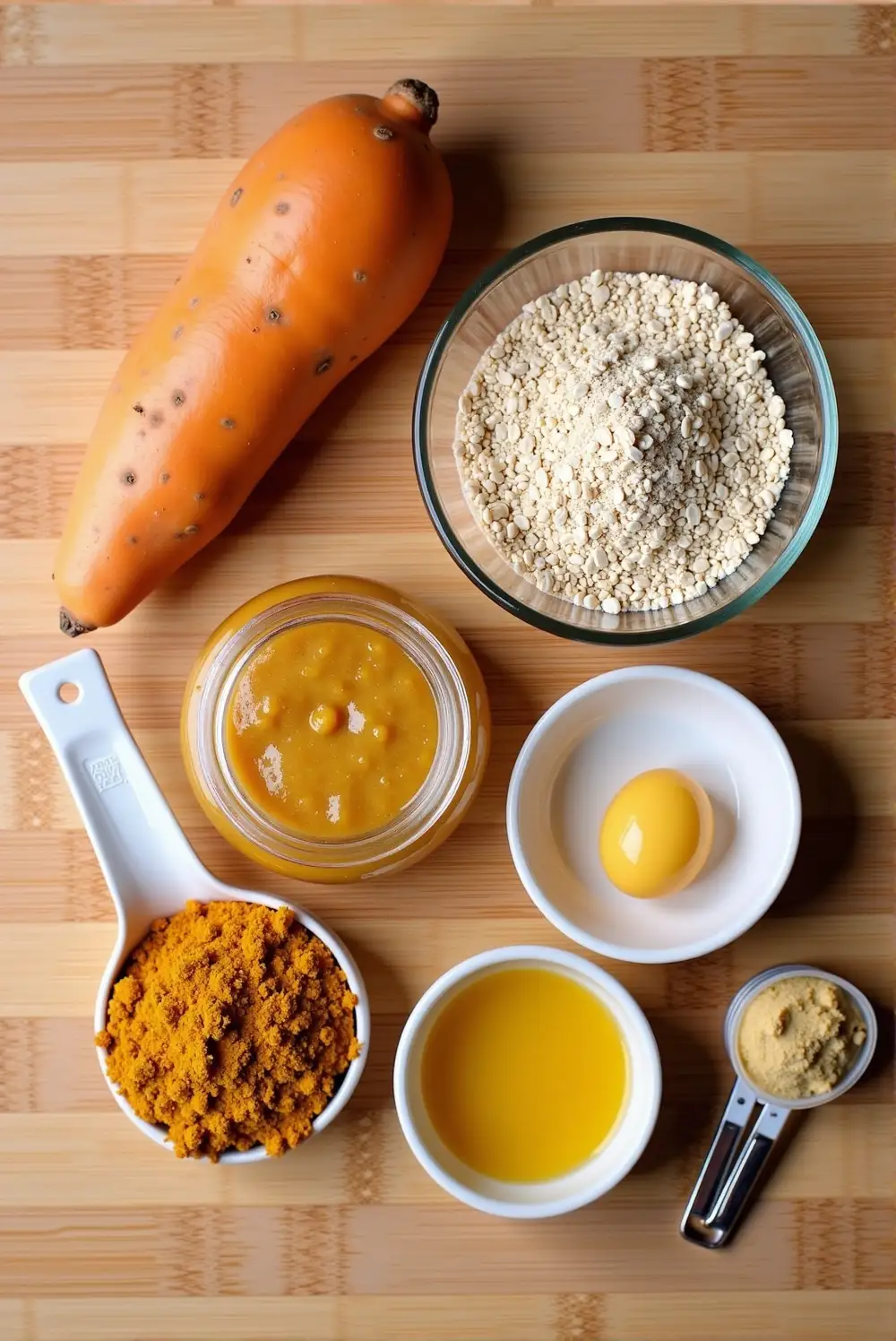 Sustainable Sweet Potato & Flaxseed Dog Biscuits – A Nutritious, Eco-Friendly Treat for Your Pup! ingredients