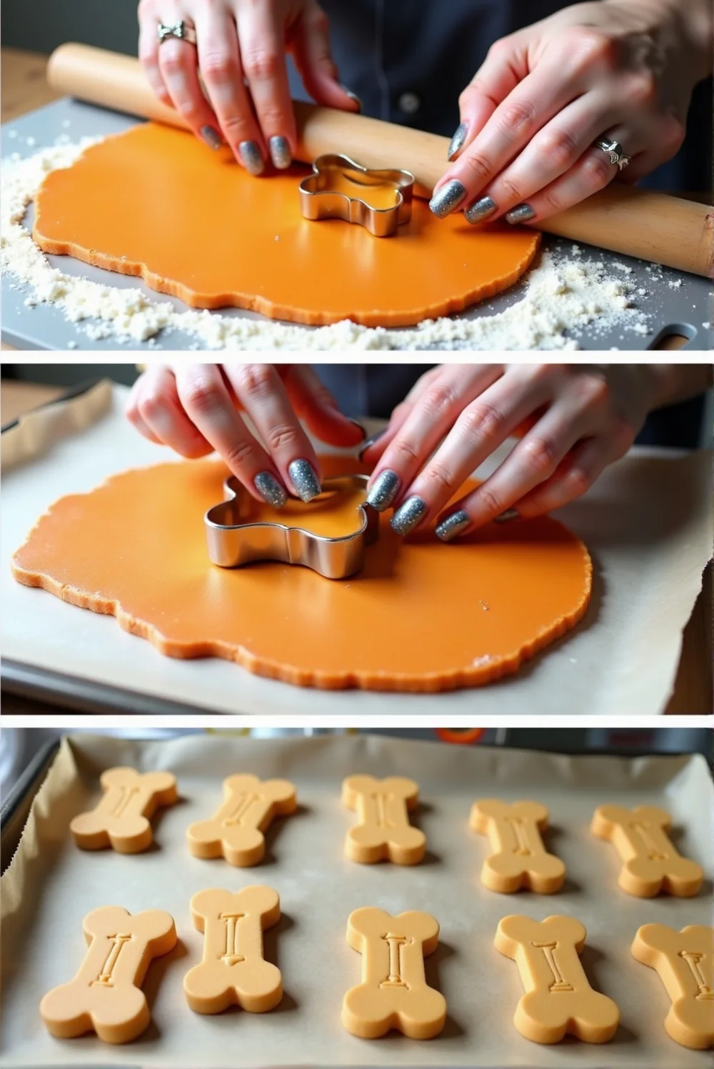 Sustainable Sweet Potato & Flaxseed Dog Biscuits – A Nutritious, Eco-Friendly Treat for Your Pup! process