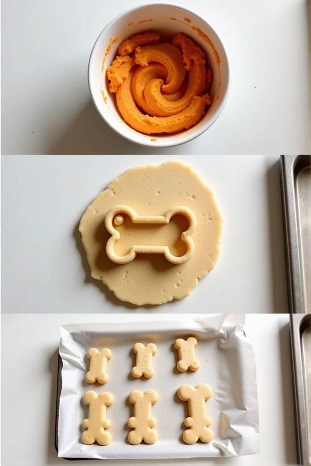 Sweet Potato & Chia High-Fiber Dog Biscuits for Digestive Health process