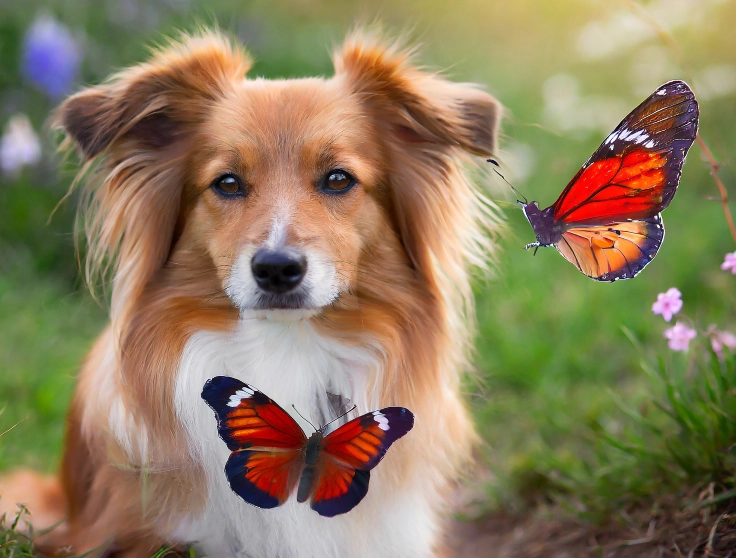 Labrador Rolling in Fresh Grass