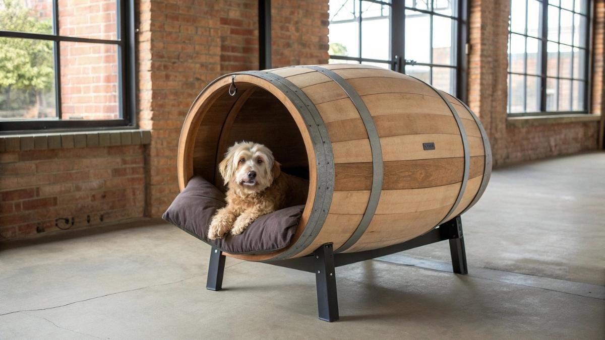 Wine Barrel Dog Cave