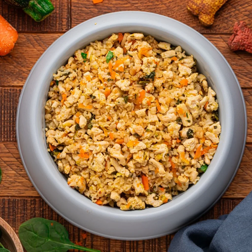 Nutritious Crockpot Dog Food Recipes 4 Homemade Turkey and Rice Dog Food with Veggies