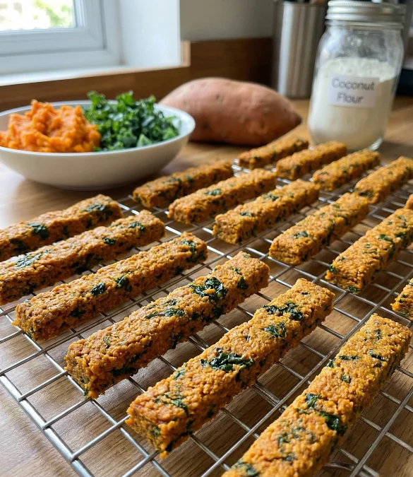 The "Grain-Free" Sweet Potato & Kale Stick