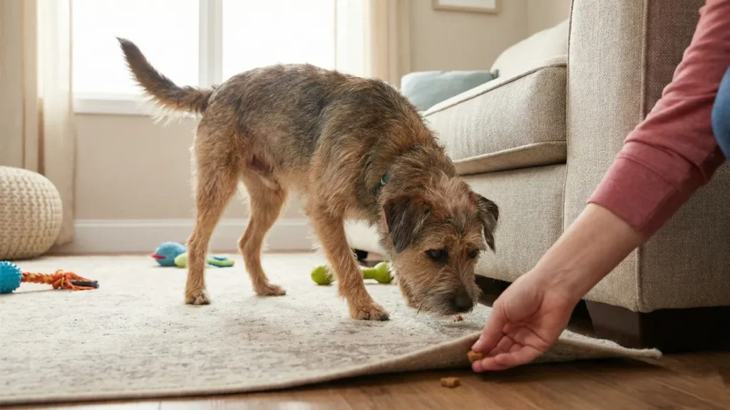 12 Easy Ways To Mentally Stimulate Your Dog 6 Build Problem Solving Skills with the Find It Game