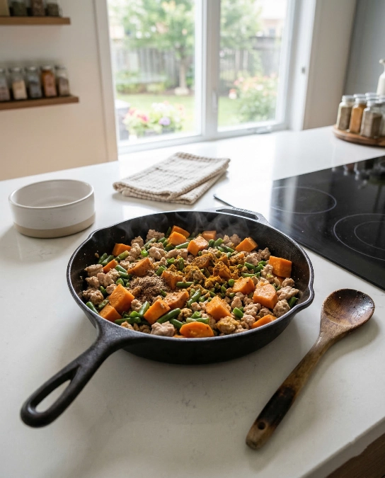 "The 'Joint Support' Turkey & Sweet Potato Skillet"