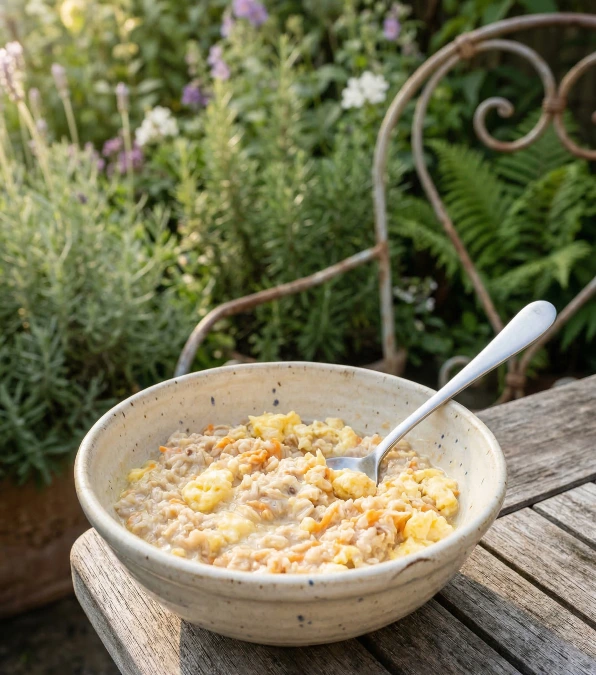 "The 'Senior Vitality' Egg & Oatmeal Breakfast Blend"