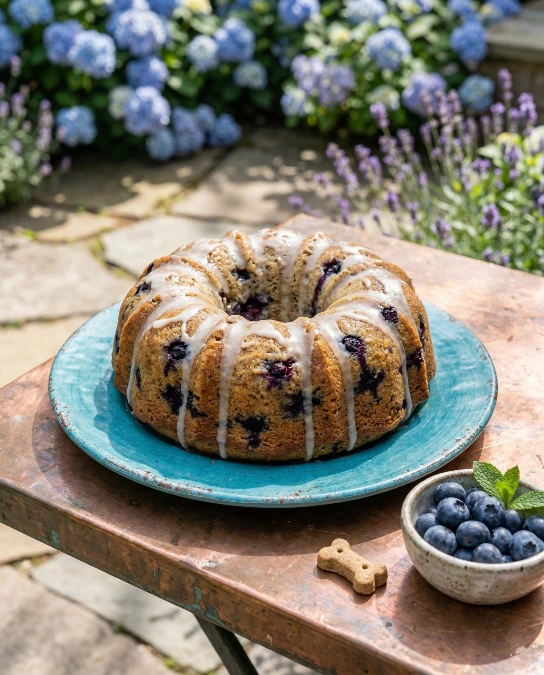 The Banana & Blueberry Mini-Bundt