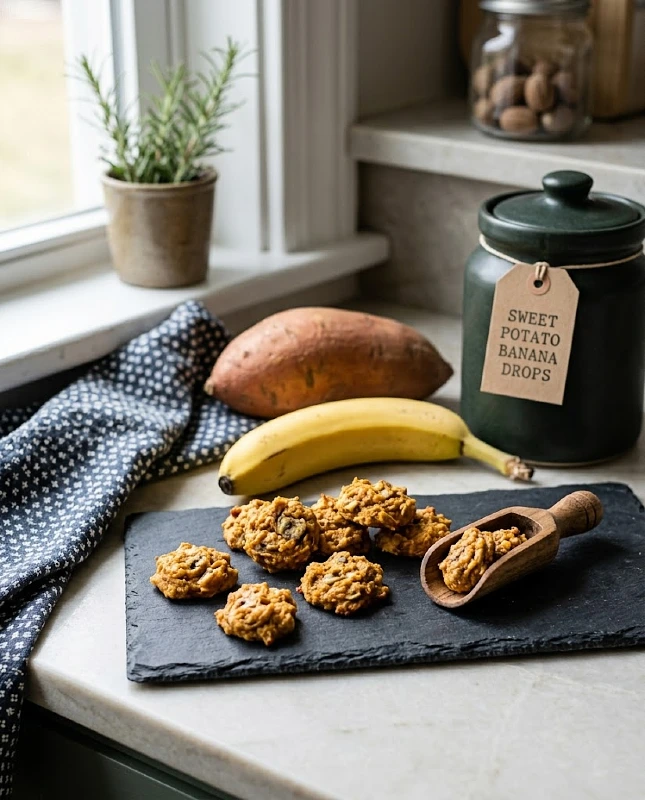5 Simple Banana Dog Treats That Are Healthy and Delicious 6 Sweet Potato Banana Drops