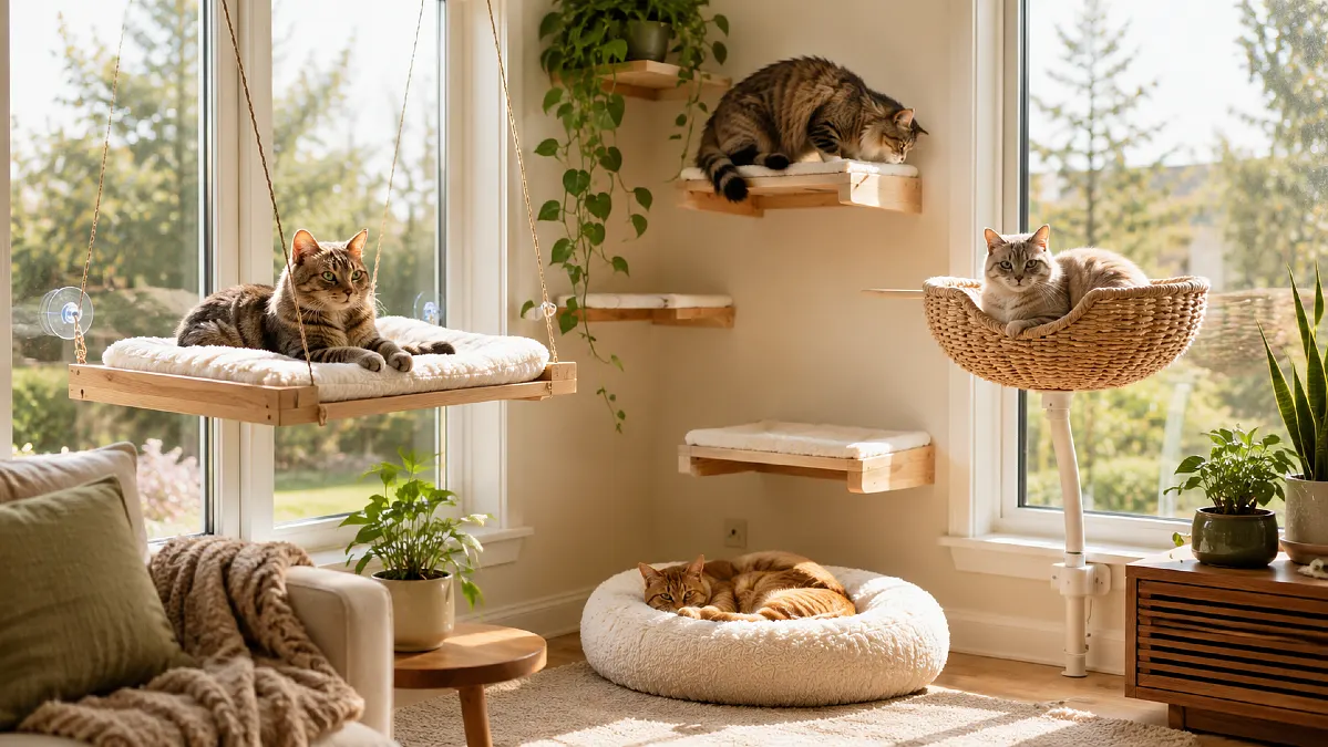 16 Cat Window Perch Ideas Your Cat Will Never Want to Leave 3 16 Cat Window Perch Ideas Your Cat Will Never Want to Leave