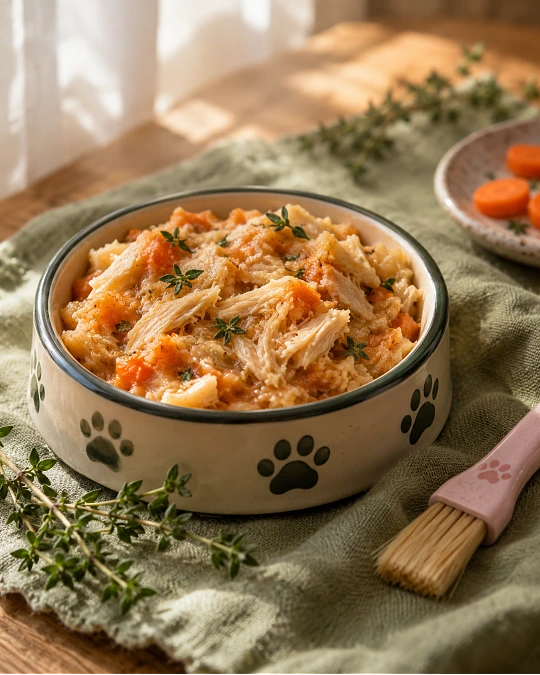Chicken and Carrot Soft Mash