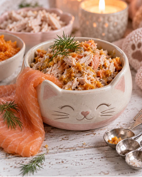 Turkey Salmon Pumpkin Bowl