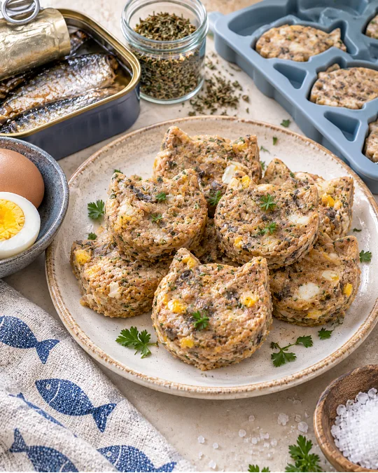 8 Vet-Approved Homemade Cat Food Recipes for Healthy Nutrition 7 Sardine and Egg Cat Food
