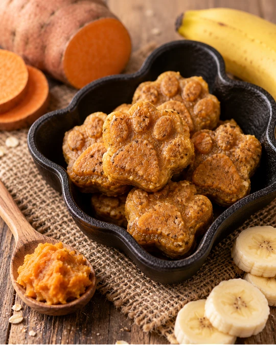 9 Healthy Homemade Soft Dog Treats Your Pup Will Love 8 Sweet Potato Banana Soft Treats