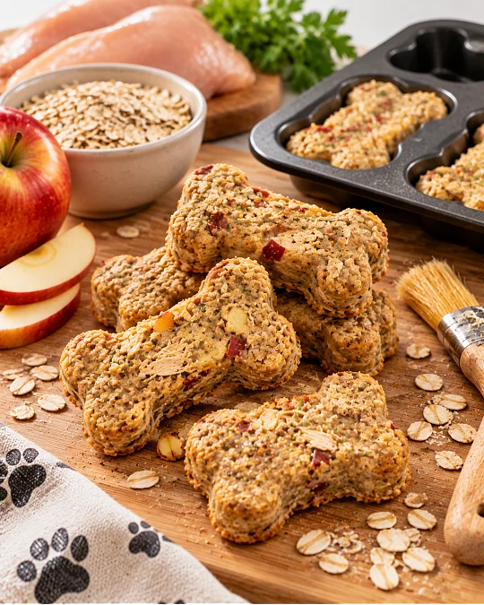 Chicken Oat and Apple Dog Food