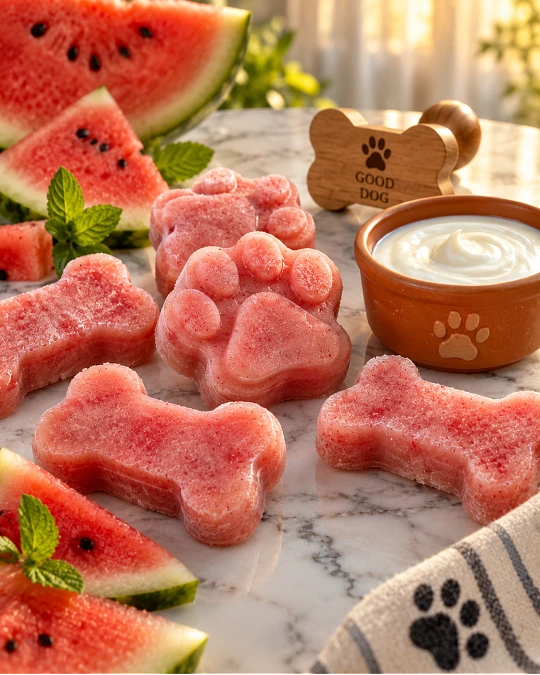 Watermelon Yogurt Freezer Bites