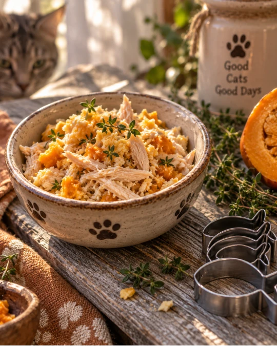 Chicken and Pumpkin Mash