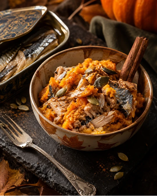 Mackerel Pumpkin Mash