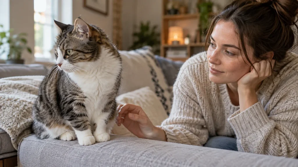 7 Signs Your CAT DOESN'T LOVE You (Even If You Think They Do) 2 Your Cat Avoids Eye Contact and Rarely Slow Blinks at You