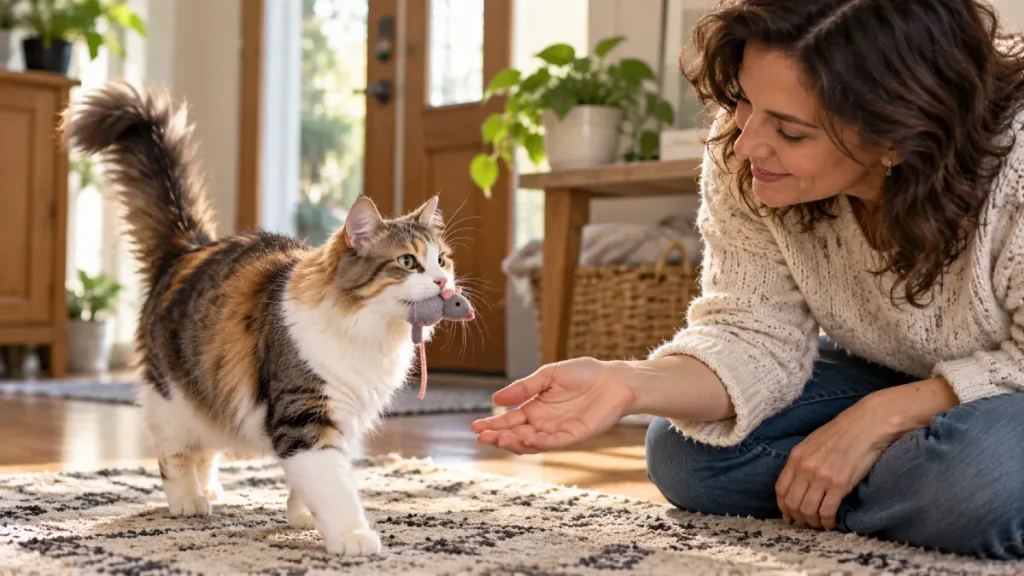 Your Cat Doesn’t See You as Human (Here’s What You Really Are to Them) 4 Why Your Cat Brings You Toys or Dead Prey