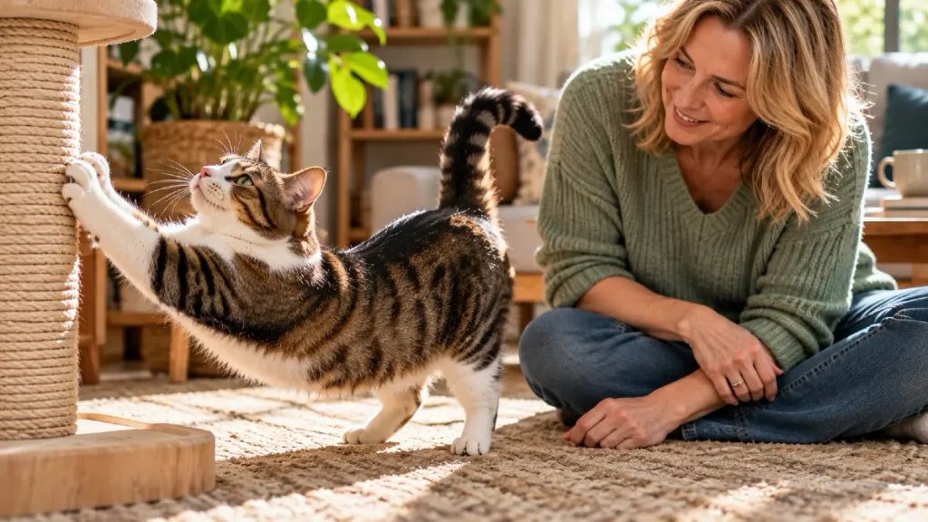 What Your Cat's Paws May Be Communicating During a Stretch